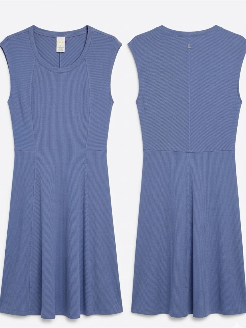 Lolë «eco» Preloved Short Sleeve Dress 'Traverse' Size Small